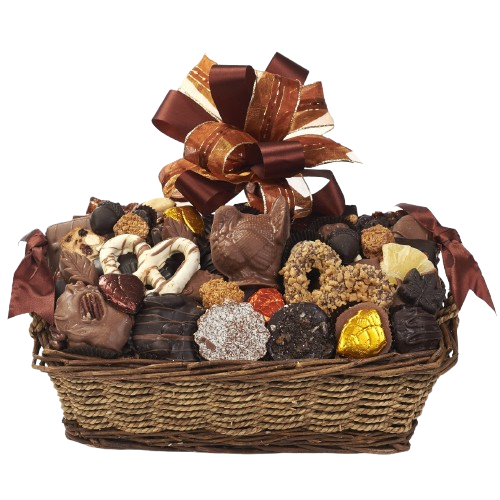 Thanksgiving chocolate gift basket