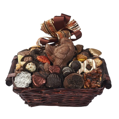 thanksgiving chocolate gift basket